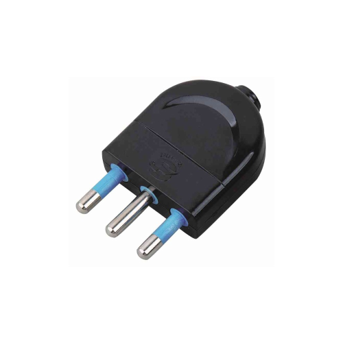 ELETTROCANALI Spina nera 16A 2P+T - AC-LAP ECK33613