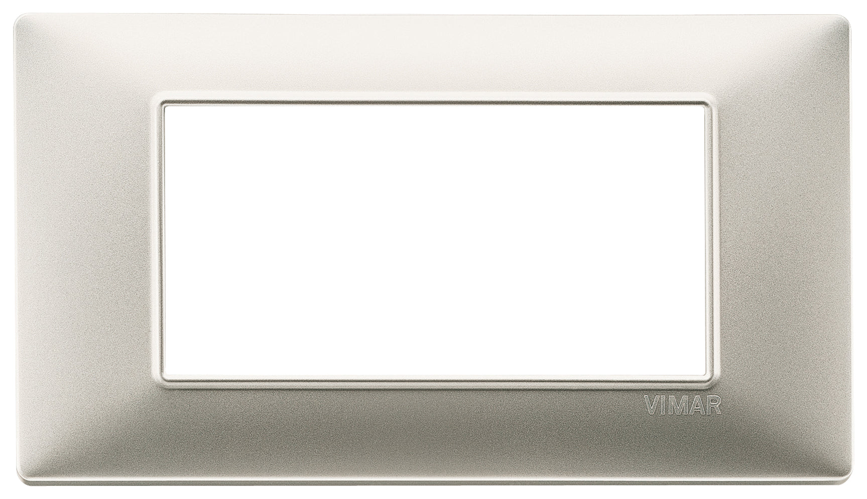 VIMAR SPA 14654.21 Placca 4M nichel opaco