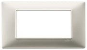 VIMAR SPA 14654.21 Placca 4M nichel opaco