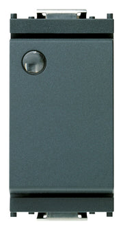 VIMAR SPA 16021.M Interruttore 1P 16AX lum.so 2M grigio