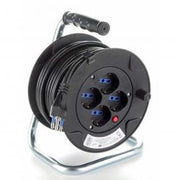 Avvolgicavo civ. 4 schuk/biv. 15MT cav.met. - ELETTROCANALI SRL AC-LAP ECK22104