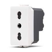 Presa Bivalente 16A-250V T3-Joy 518B Bianco