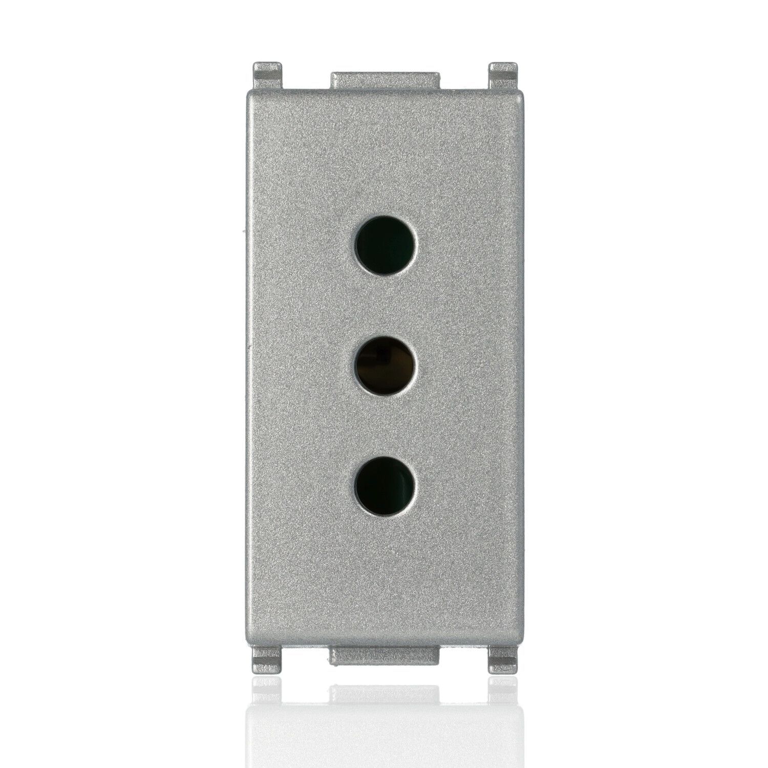 VIMAR SPA 14201.SL Presa 2P+T 10A P11 Silver