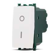 Interruttore Bipolare 01 T2-Gem 602B Bianco