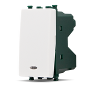 Interruttore Spia T2-Gem 661B Bianco