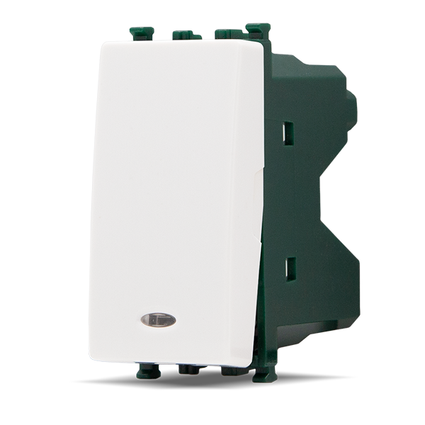 Interruttore Spia T2-Gem 661B Bianco