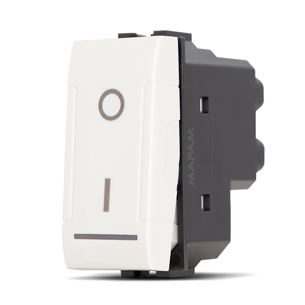 Interruttore Bipolare 01 T1-Art 802B Bianco