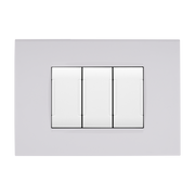 Placca Tecnopolimero T1-Art 8003-01 Bianco