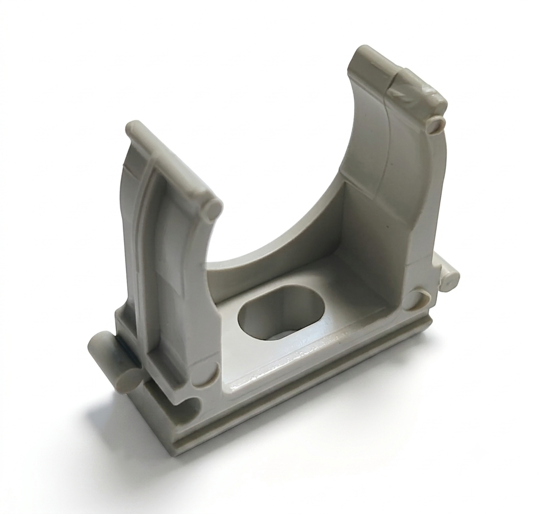 Clip fissatubo a scatto IP67 Ø 16 20 25 32 40 50 mm – GRIGIO - confezione da 10pz