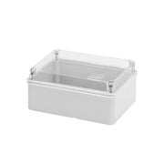 GW44426 CASSETTA DI DERIVAZIONE E PER APPARECCHIATURE ELETTRICHE ED ELETTRONICHE-COPERCHIO BASSO TRASPARENTE-IP56-DIMENSIONI INTERNE 150X110X70-PARETI LISCE