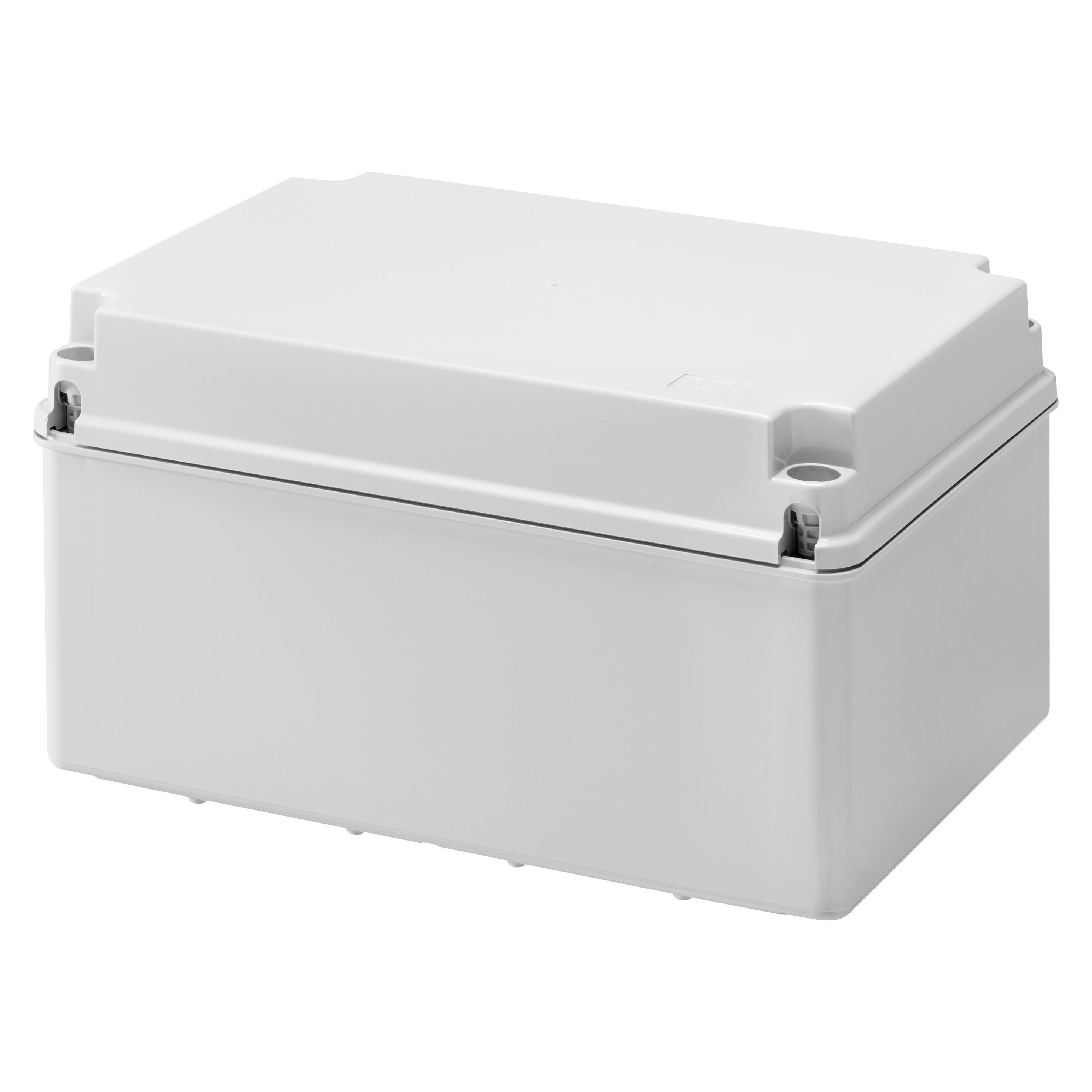 GW44120 CASSETTA DI DERIVAZIONE CON FONDO AD ALTA CAPIENZA E COPERCHIO BASSO A VITE IP56 PARETI LISCE