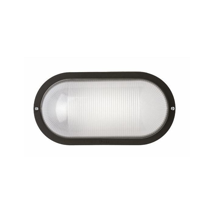 E092NE Plafoniera IP44 E27 230V Nero