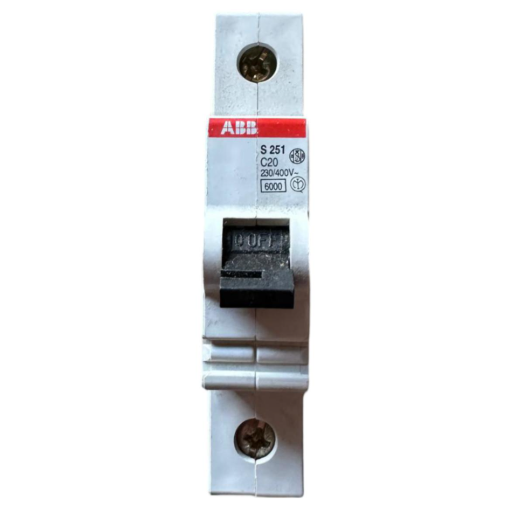 S 251 C20 Interruttore Automatico 6kA 1P