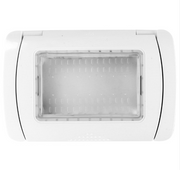 Placca Idrobox IP55 T3-Joy S5003B 3P Bianco