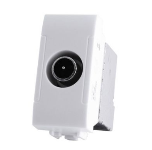 Presa TV Derivata T1-Art 826B Bianco
