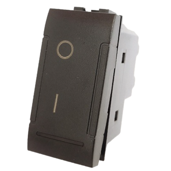 Interruttore Bipolare 01 T1-Art 802N Nero