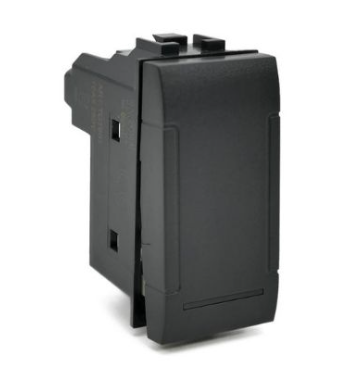 Interruttore Unipolare T1-Art 801N Nero
