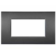 Placca Tecno T1-Art 8004-08 4P Grigio Scuro