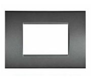 Placca Tecno T1-Art 8003-08 3P Grigio Scuro