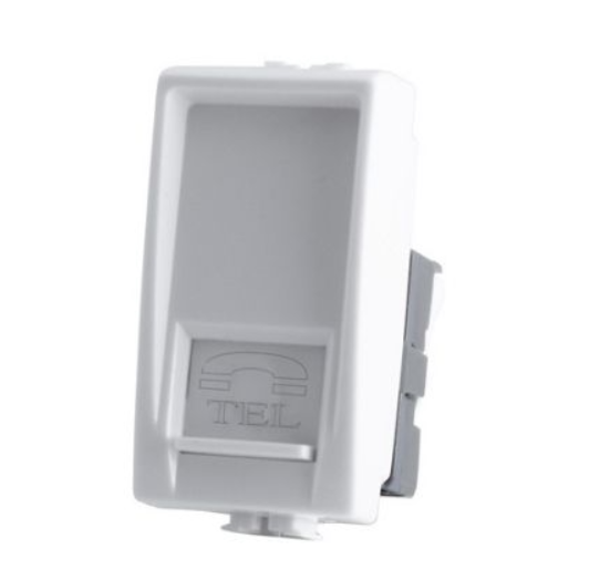Presa Telefono T3-Joy 523B Bianco