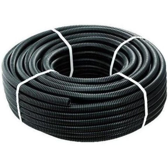 ECTC1520 TUBO CORRUGATO PVC 33212 Ø20 mm – 100 m – NERO