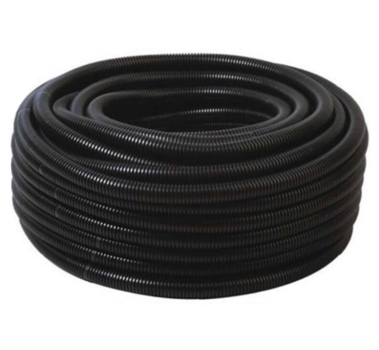 ECTC1525 TUBO CORRUGATO PVC 33212 Ø25 mm – 50 m – NERO