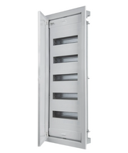 EC63160 CENTRALINO DA INCASSO IP40 60 MOD. FRONTE METALLICO RAL 9003