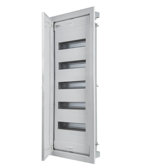 EC63160 CENTRALINO DA INCASSO IP40 60 MOD. FRONTE METALLICO RAL 9003