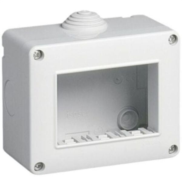 ART S8103B Box 3 moduli scatola portafrutti IP40 compatibile Bticino Living Light