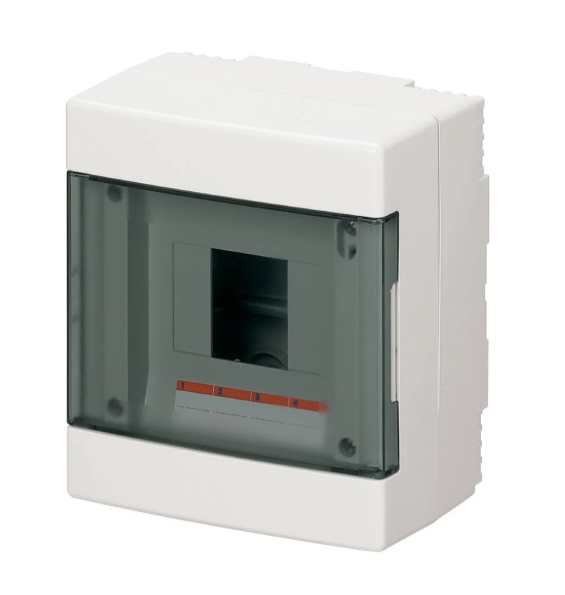 EC60004B CENTRALINO DA PARETE IP40 4 MOULI BIANCO