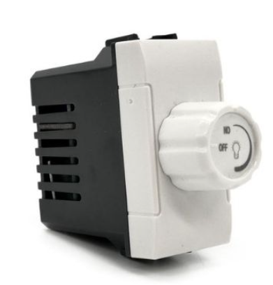 ART 806B Interruttore Dimmer 500W T1 Bianco Compatibile Bticino Living Light Tech International