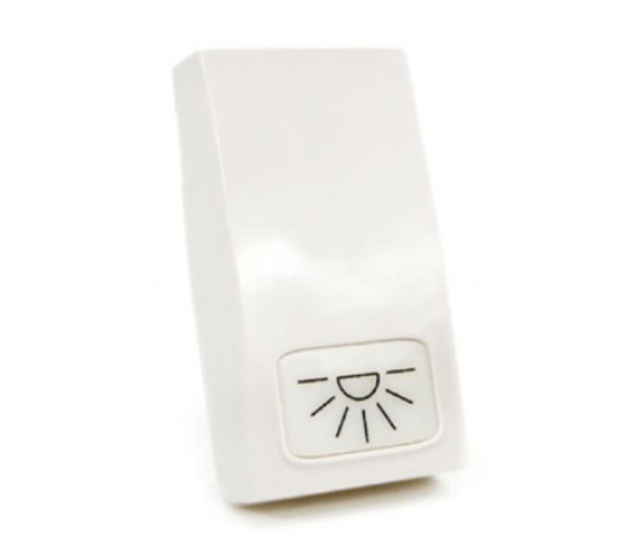 ART 871B Cover Pulsante Luce Bianco Compatibile Bticino Living Light Tech International