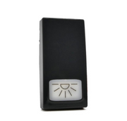 ART 871N Cover Pulsante Luce Nero Compatibile Bticino Living Light Tech International