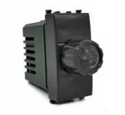 GEM 606N Interruttore Dimmer 500W Nero Compatibile VIMAR PLANA