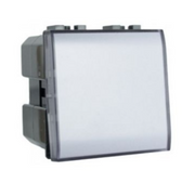 GEM 691-2 Pulsante Campanello scuro compatibile Vimar Plana