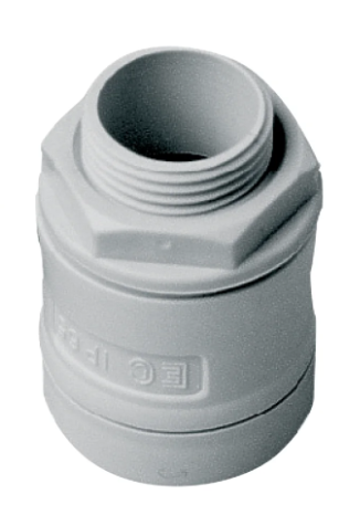 RACCORDO TUBO - SCATOLA IP67 Ø 16 20 25 32 40 50 mm – GRIGIO – EASYSYSTEM