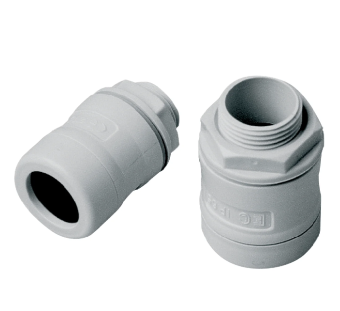 RACCORDO TUBO - SCATOLA IP67 Ø 16 20 25 32 40 50 mm – GRIGIO – EASYSYSTEM