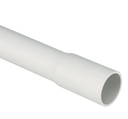 TUBO RIGIDO BICCHIERATO PVC 22211 Ø 16 20 25 32 40 50 - 2 metri
