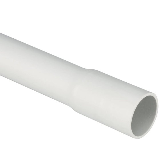 TUBO RIGIDO BICCHIERATO PVC 22211 Ø 16 20 25 32 40 50 - 2 metri
