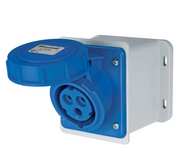 EC690511D PRESA DA PARETE DIRITTA 220V 16A 2P+T IP67