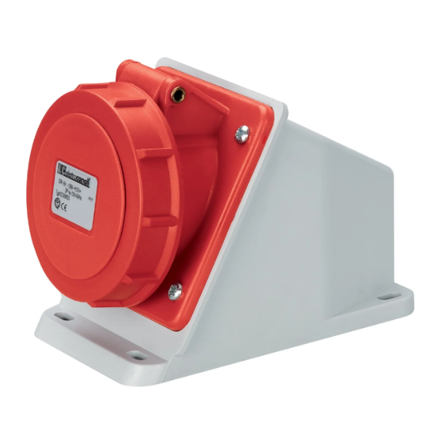 EC690531 PRESA DA PARETE INCLINATA 380V 16A 3P+T IP67
