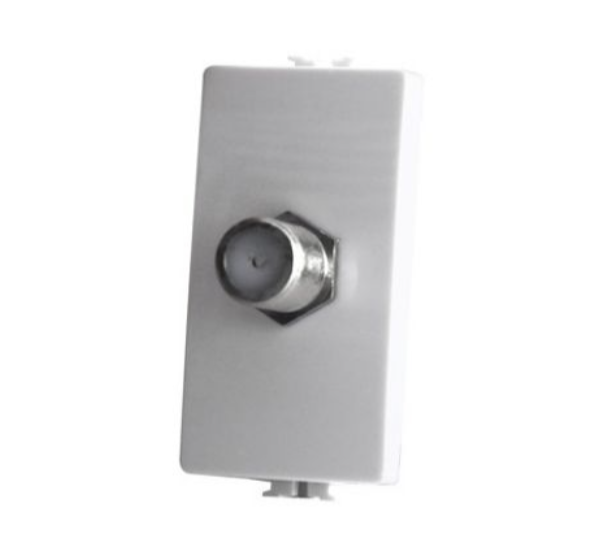 JOY 525B Presa Satellitare 1P Bianco Compatibile Bticino Matix