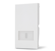 ZEN N20005B / N20005N Cover campanello 2 moduli BIANCO / NERO
