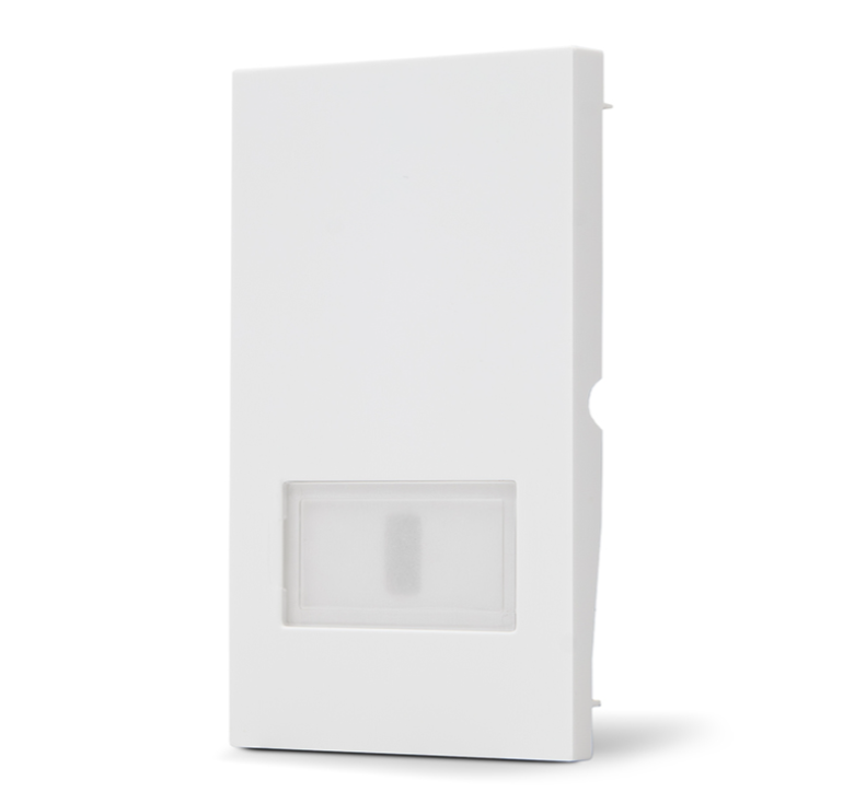 ZEN N20005B / N20005N Cover campanello 2 moduli BIANCO / NERO