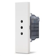 ZEN N217B / N217N Presa 10A 1 modulo BIANCO / NERO