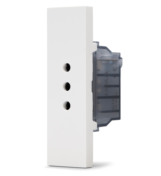 ZEN N217B / N217N Presa 10A 1 modulo BIANCO / NERO