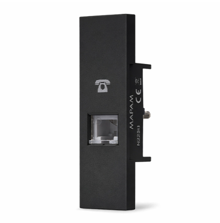 ZEN N223B / N223N Presa telefono RJ11 1 modulo BIANCO / NERO