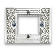 ZEN Z2002B / Z2002N Supporto 2 moduli BIANCO / NERO
