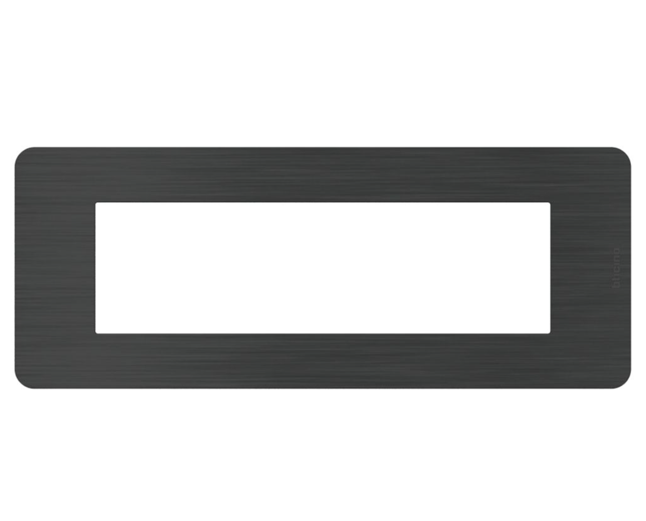 MatixGO - Placca 7 moduli black nickel JA4807EN
