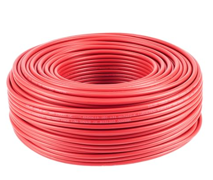 Cavo solare 1x4 Colore Rosso H1Z2Z2-K1x4RO matassa 100mt